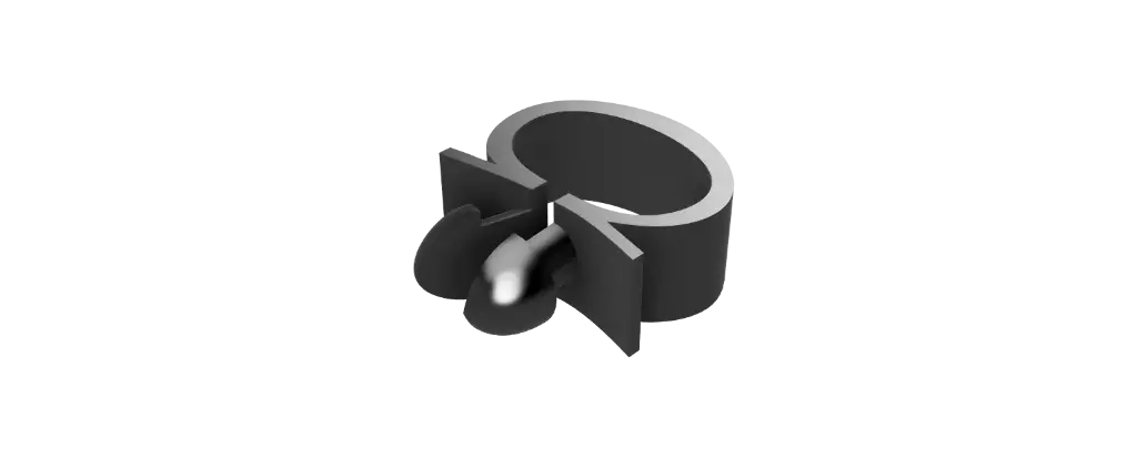 [RA-RER4-0014] Clip Omega Renault 4L (Petit)